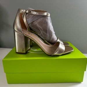 Sam Edelman Elegant Metallic Sandals